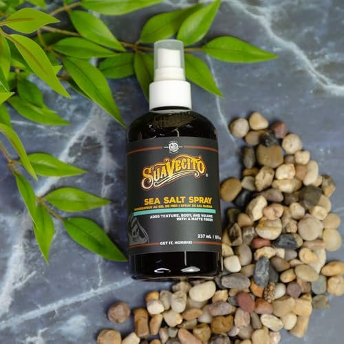 Suavecito Sea Salt Spray - Natural Hair Volume & Texture, Light Flexible Hold, Alcohol & Paraben-Free, 8 oz - görsel 13