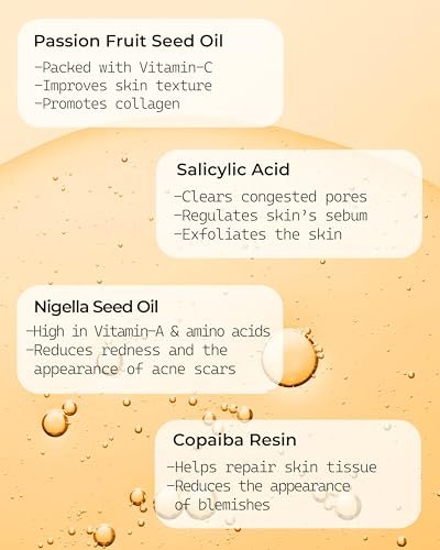 Murmure - Bisou Clarifying & Exfoliating Face Oil with Salicylic Acid, Copaiba & Licorice Root for Blackheads, Blemishes & Redness – All Skin Types, Sensitive Skin (1 oz) - görsel 9