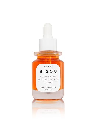 Murmure - Bisou Clarifying & Exfoliating Face Oil with Salicylic Acid, Copaiba & Licorice Root for Blackheads, Blemishes & Redness – All Skin Types, Sensitive Skin (1 oz) - görsel 1