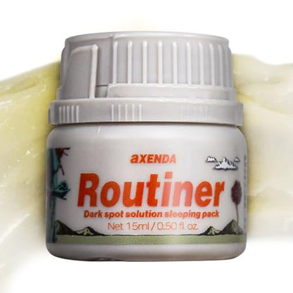 AXENDA Routiner Gentle Exfoliating Sleeping Peel Pack – AHA, BHA, PHA for Dull Skin, Pigmentation, Blackhead, Acne, Sensitive Skin – 15ml/0.50 fl.oz. Avelisse