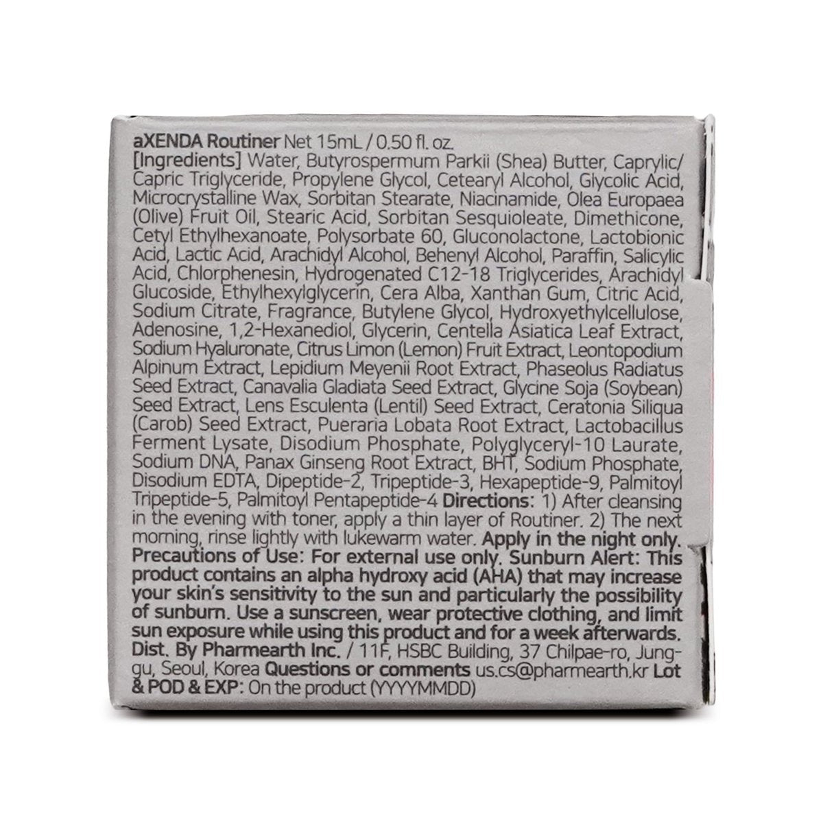 AXENDA Routiner Gentle Exfoliating Sleeping Peel Pack – AHA, BHA, PHA for Dull Skin, Pigmentation, Blackhead, Acne, Sensitive Skin – 15ml/0.50 fl.oz. Avelisse