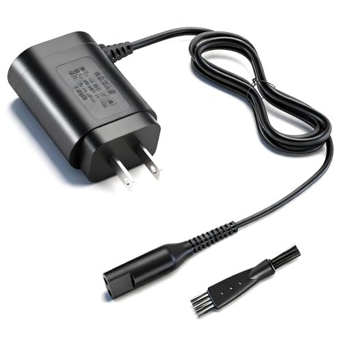 SEEHOM 12V Charger Compatible with Braun Shaver S3 S6 S7 S8 S5 S9 S1 Series 1 3 5 6 7 8 9 340 3040s 390cc 720 790cc Wall Power Adapter Charging Cord for Electric Razor Trimmer - görsel 2