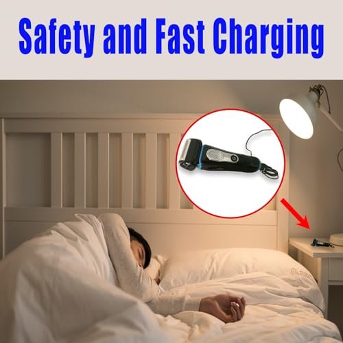 SEEHOM 12V Charger Compatible with Braun Shaver S3 S6 S7 S8 S5 S9 S1 Series 1 3 5 6 7 8 9 340 3040s 390cc 720 790cc Wall Power Adapter Charging Cord for Electric Razor Trimmer - görsel 12