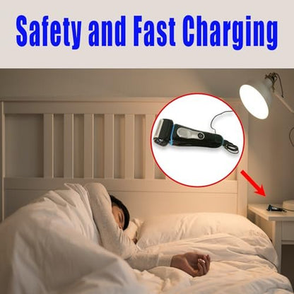 SEEHOM 12V Charger Compatible with Braun Shaver S3 S6 S7 S8 S5 S9 S1 Series 1 3 5 6 7 8 9 340 3040s 390cc 720 790cc Wall Power Adapter Charging Cord for Electric Razor Trimmer