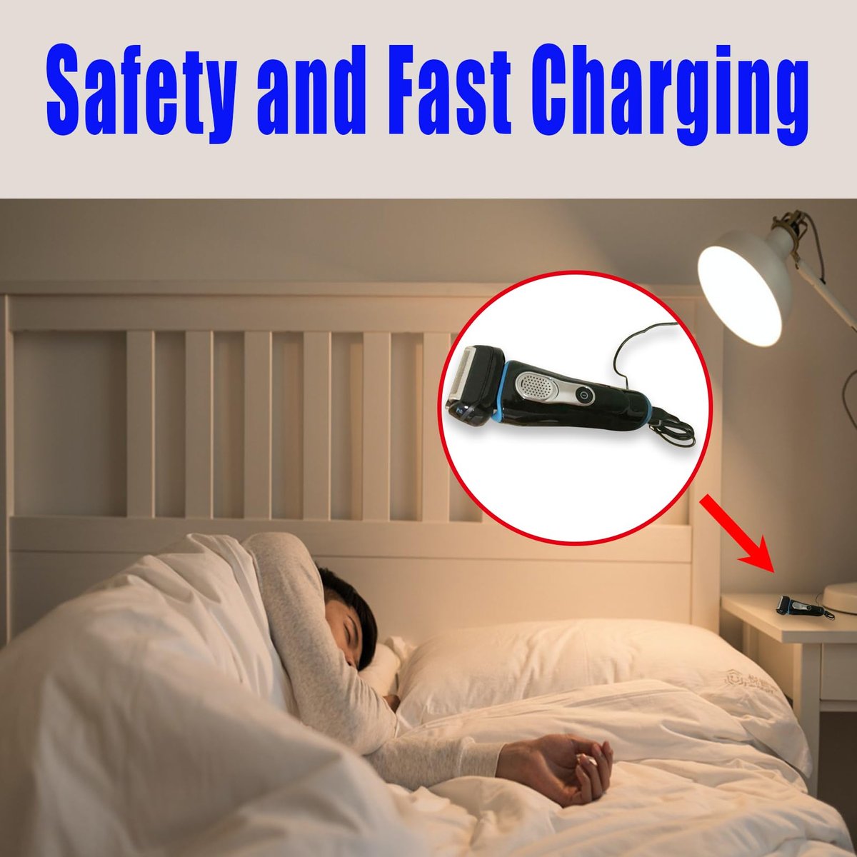 SEEHOM 12V Charger Compatible with Braun Shaver S3 S6 S7 S8 S5 S9 S1 Series 1 3 5 6 7 8 9 340 3040s 390cc 720 790cc Wall Power Adapter Charging Cord for Electric Razor Trimmer - görsel 11