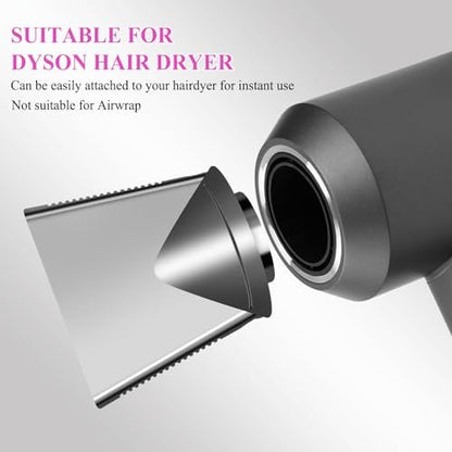 PUREGUST Salon Styling Concentrator Attachment Nozzle for Dyson Supersonic Hair Dryer - Grey Avelisse