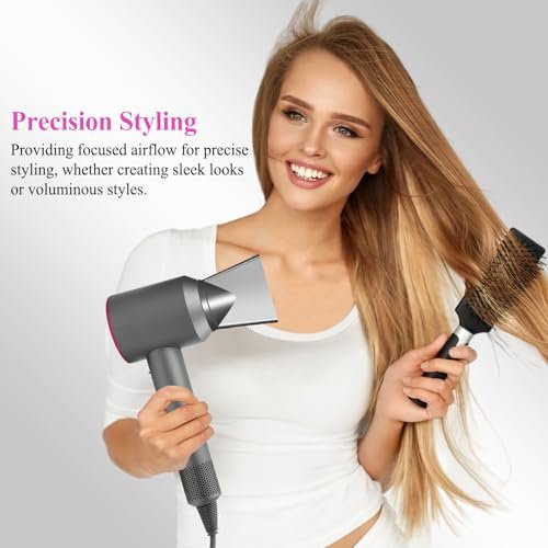 PUREGUST Salon Styling Concentrator Attachment Nozzle for Dyson Supersonic Hair Dryer - Grey Avelisse