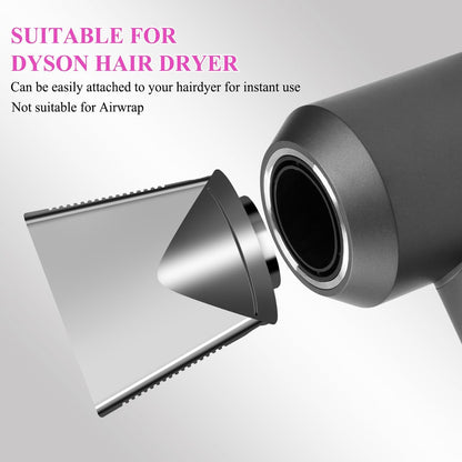 PUREGUST Salon Styling Concentrator Attachment Nozzle for Dyson Supersonic Hair Dryer - Grey Avelisse
