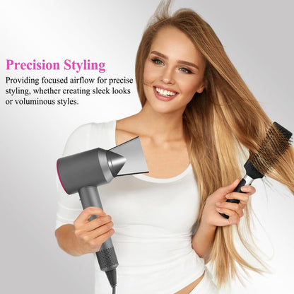 PUREGUST Salon Styling Concentrator Attachment Nozzle for Dyson Supersonic Hair Dryer - Grey Avelisse