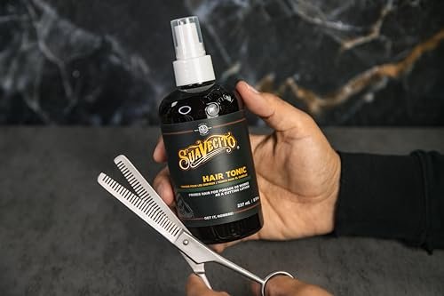 Suavecito Hair Tonic Spray 8 oz - Alcohol Free, Paraben Free, Sulfate-Free with Rosemary & Witch Hazel for Nourished Scalp and Resilient Hair Avelisse