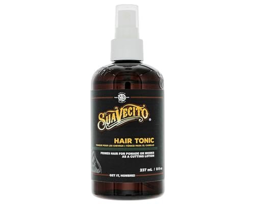 Suavecito Hair Tonic Spray 8 oz - Alcohol Free, Paraben Free, Sulfate-Free with Rosemary & Witch Hazel for Nourished Scalp and Resilient Hair Avelisse