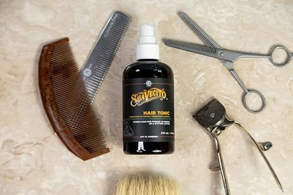 Suavecito Hair Tonic Spray 8 oz - Alcohol Free, Paraben Free, Sulfate-Free with Rosemary & Witch Hazel for Nourished Scalp and Resilient Hair Avelisse