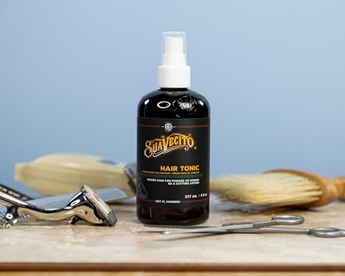 Suavecito Hair Tonic Spray 8 oz - Alcohol Free, Paraben Free, Sulfate-Free with Rosemary & Witch Hazel for Nourished Scalp and Resilient Hair Avelisse