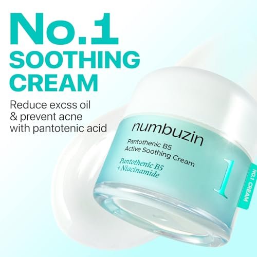 numbuzin No.1 Pantothenic B5 Active Soothing Cream – Remove Sebum & Skin Troubles, Korean Skincare for Women, 2.70 fl oz - görsel 4