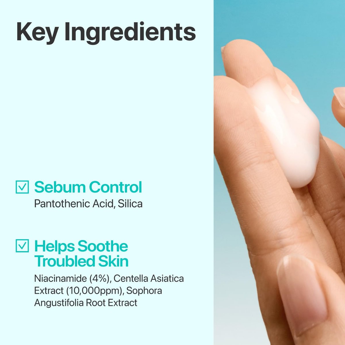 numbuzin No.1 Pantothenic B5 Active Soothing Cream – Remove Sebum & Skin Troubles, Korean Skincare for Women, 2.70 fl oz - görsel 11