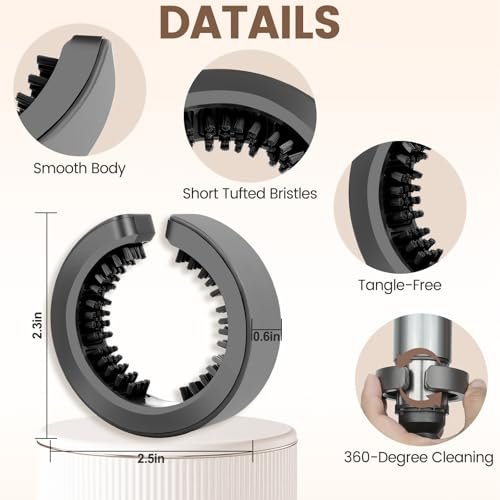 PUREGUST Filter Cleaning Brush Replacement for Dyson Airwrap HS01 HS05 HS08, Part NO. 969760-01 – Gray - görsel 14