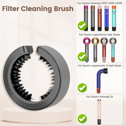 PUREGUST Filter Cleaning Brush Replacement for Dyson Airwrap HS01 HS05 HS08, Part NO. 969760-01 – Gray - görsel 4