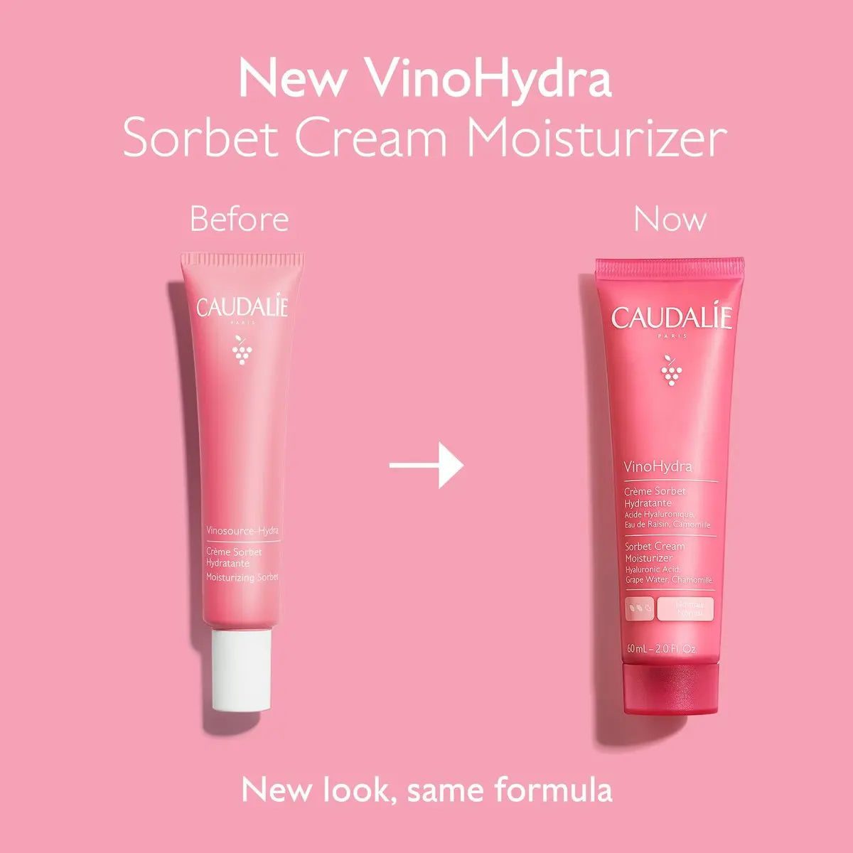 Caudalie VinoHydra Sorbet Cream Moisturizer with Hyaluronic Acid - 60 mL Avelisse