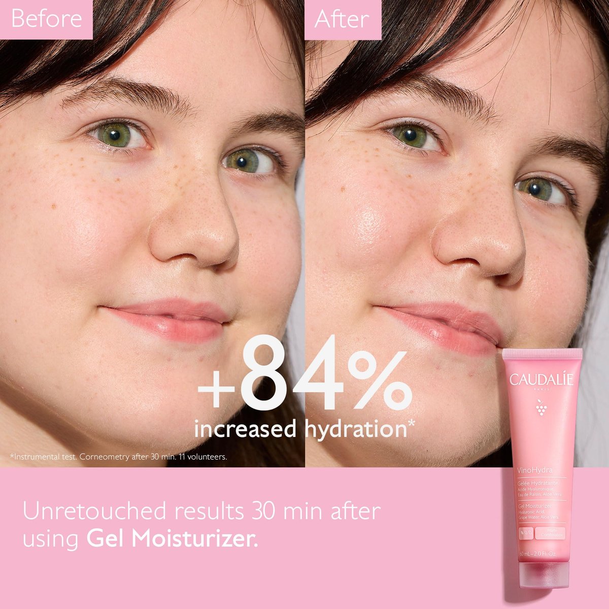 Caudalie VinoHydra Gel Moisturizer with Hyaluronic Acid & Aloe Vera - 60 mL (2 Fl Oz) Avelisse