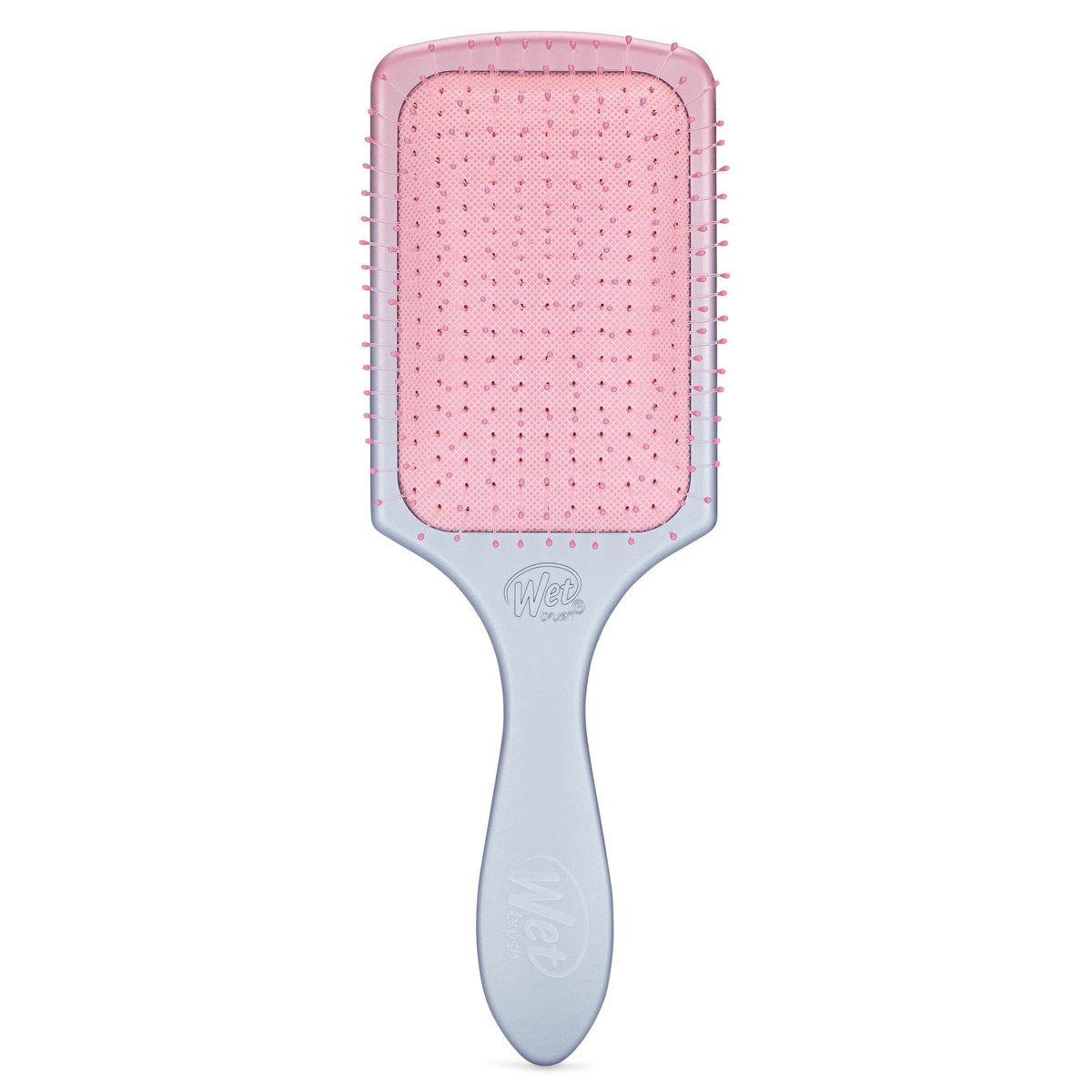 Wet Brush Paddle Detangler Hair Brush - Ultra-Soft IntelliFlex Bristles with AquaVent Design - Pink/Purple Ombre - for Wet, Dry, Damaged Hair - Women & Men - görsel 3