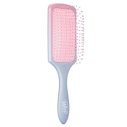 Wet Brush Paddle Detangler Hair Brush - Ultra-Soft IntelliFlex Bristles with AquaVent Design - Pink/Purple Ombre - for Wet, Dry, Damaged Hair - Women & Men