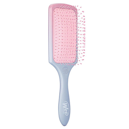 Wet Brush Paddle Detangler Hair Brush - Ultra-Soft IntelliFlex Bristles with AquaVent Design - Pink/Purple Ombre - for Wet, Dry, Damaged Hair - Women & Men