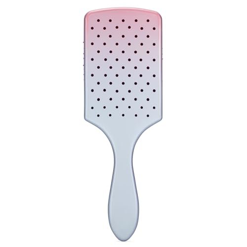 Wet Brush Paddle Detangler Hair Brush - Ultra-Soft IntelliFlex Bristles with AquaVent Design - Pink/Purple Ombre - for Wet, Dry, Damaged Hair - Women & Men - görsel 6