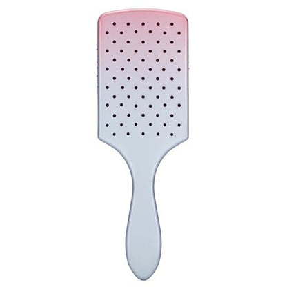 Wet Brush Paddle Detangler Hair Brush - Ultra-Soft IntelliFlex Bristles with AquaVent Design - Pink/Purple Ombre - for Wet, Dry, Damaged Hair - Women & Men