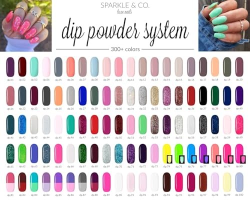 Sparkle & Co. Dip Powder – dp.332 Sunshadow (White to Black Opal Sun Change) 1 oz Dipping Powder for Manicure, No Lamp Needed - görsel 10