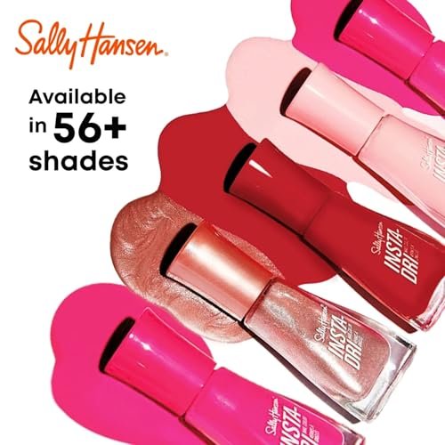 Sally Hansen Insta-Dri Nail Polish - Despicable Me Collection - 775 Going Mega - Metallic Gold Yellow - Quick Dry, Long Lasting, Streak-Free Shine - görsel 8