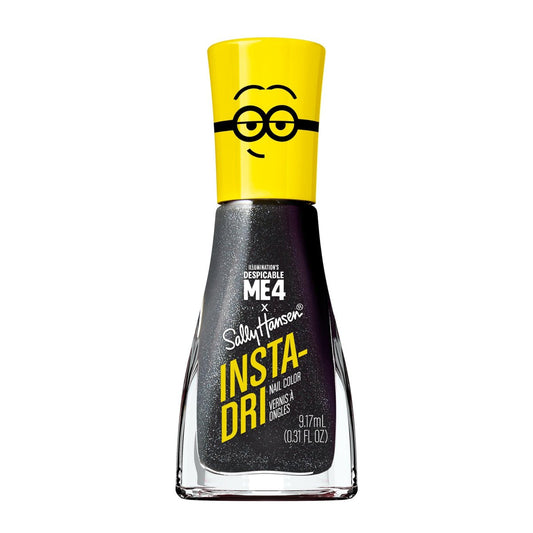 Sally Hansen Insta-Dri Nail Polish 772 Deeply Despicable - Quick Dry Black Shimmer