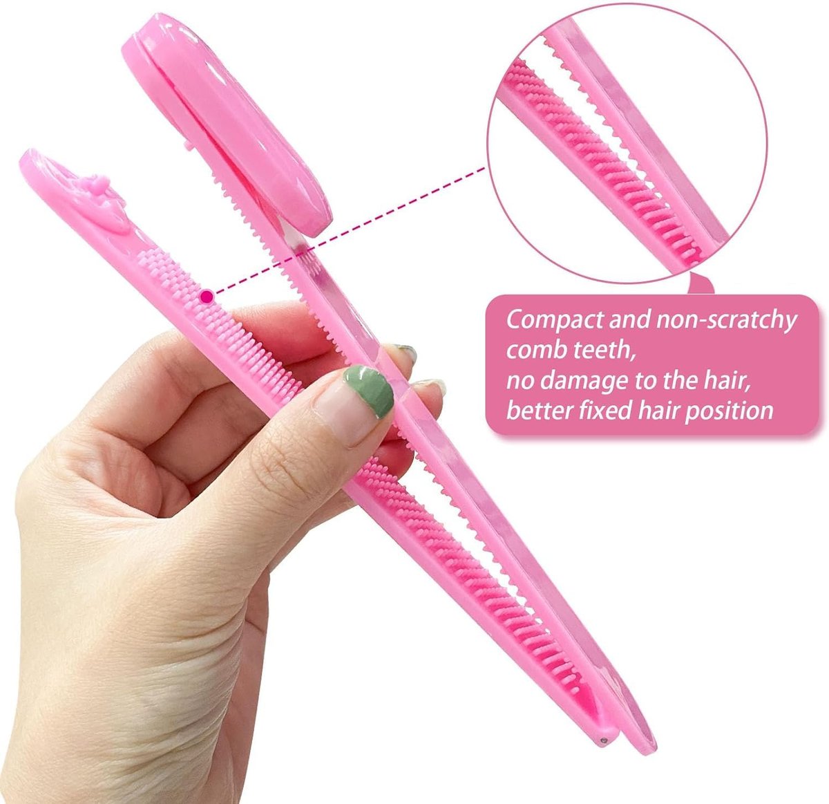 TagRecove Professional Hair Cutting Kit for Women - Easy-to-Use Split Ends Hair Trimmer, DIY Home Hair Cutting Tools for Bangs, Layers, Bobs, Pink Avelisse