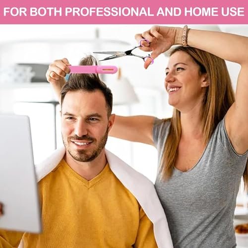 TagRecove Professional Hair Cutting Kit for Women - Easy-to-Use Split Ends Hair Trimmer, DIY Home Hair Cutting Tools for Bangs, Layers, Bobs, Pink Avelisse