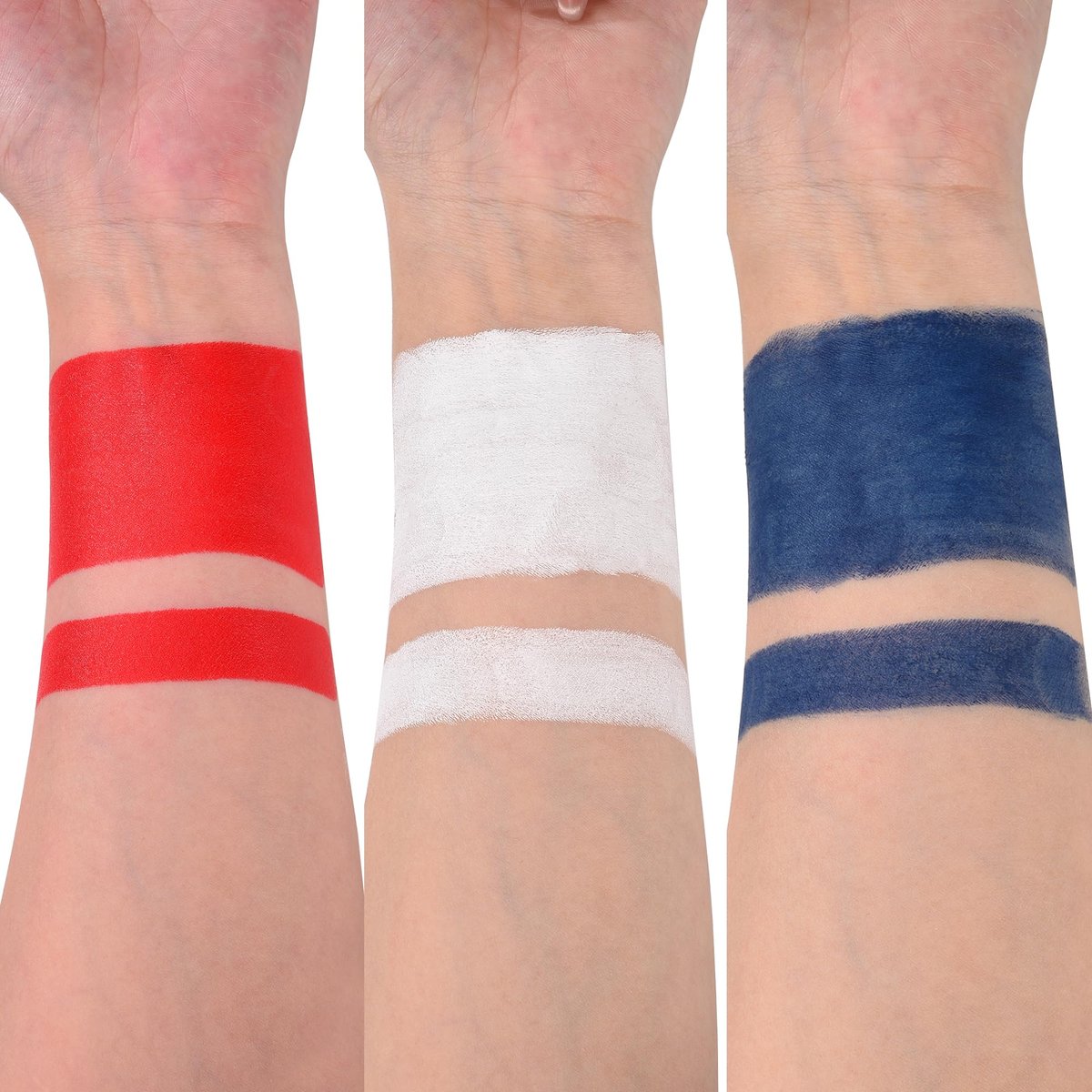 DALVGFN TRI-COLOR Eye Black Stick - Anti-Glare Eyeblack for Baseball, Football & Softball - Sweat-Proof Grease Paint for Athletes - görsel 7
