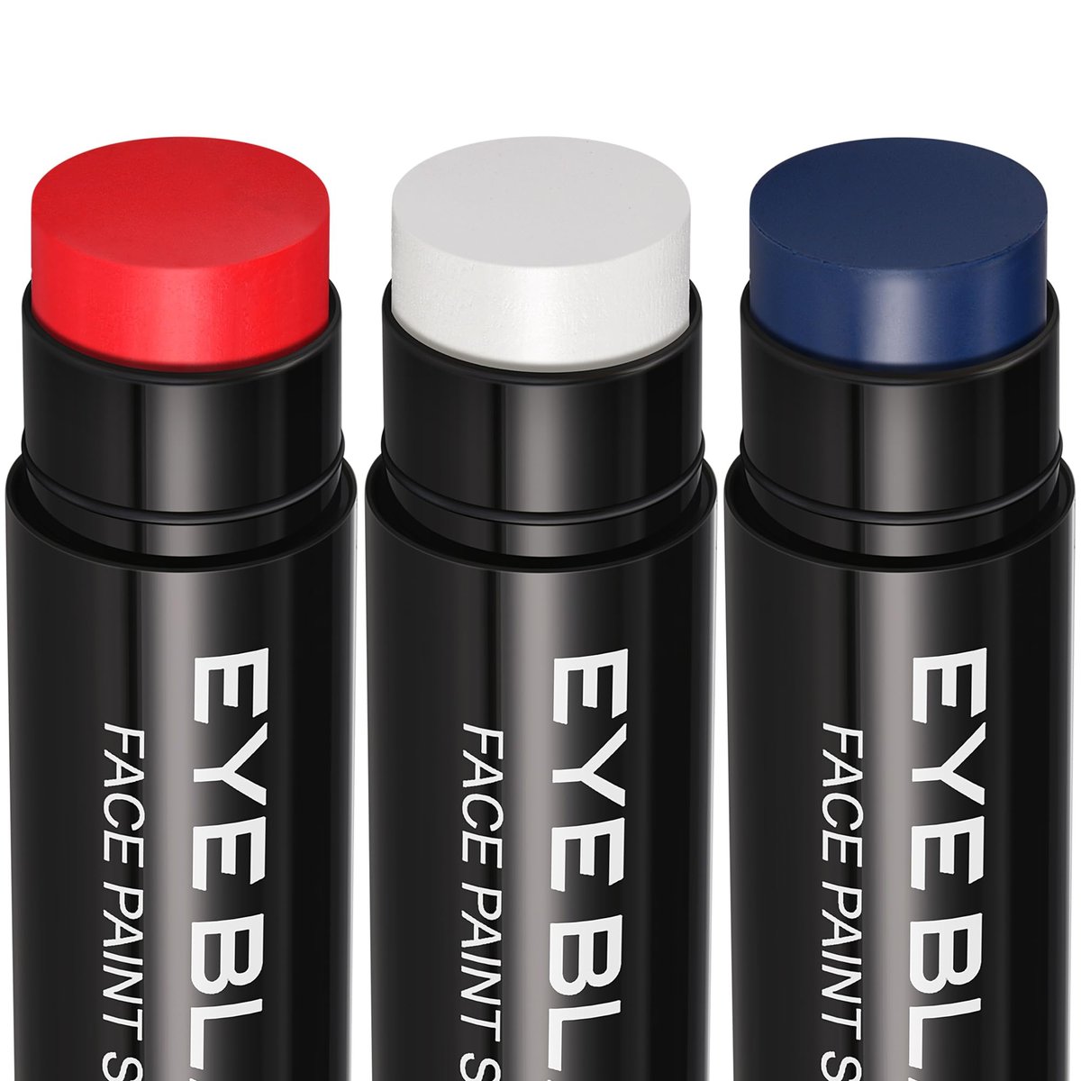 DALVGFN TRI-COLOR Eye Black Stick - Anti-Glare Eyeblack for Baseball, Football & Softball - Sweat-Proof Grease Paint for Athletes - görsel 13
