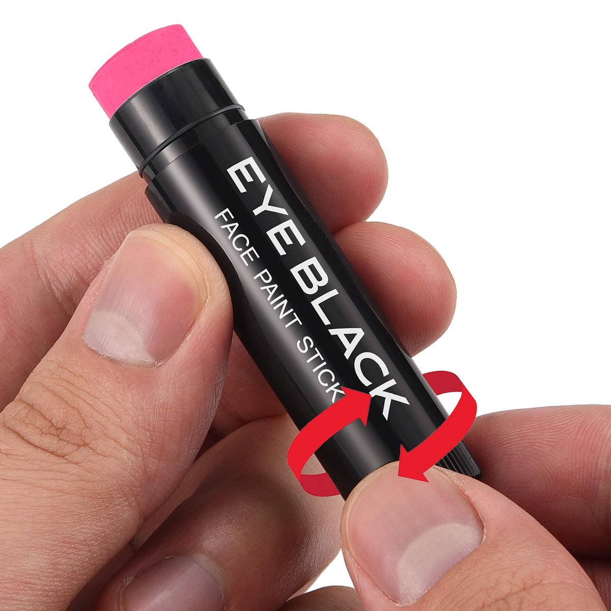 CCbeauty Hot Pink Eye Black Stick – Anti-Glare Eye Grease Paint for Baseball, Football, Softball, Lacrosse & More | Waterproof Sport Eye Black for Athletes & Fans - görsel 8