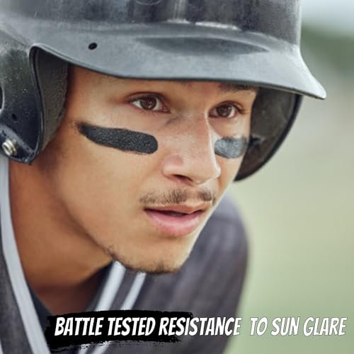 DALVGFN TRI-COLOR Eye Black Stick - Anti-Glare Eyeblack for Baseball, Football & Softball - Sweat-Proof Grease Paint for Athletes - görsel 12