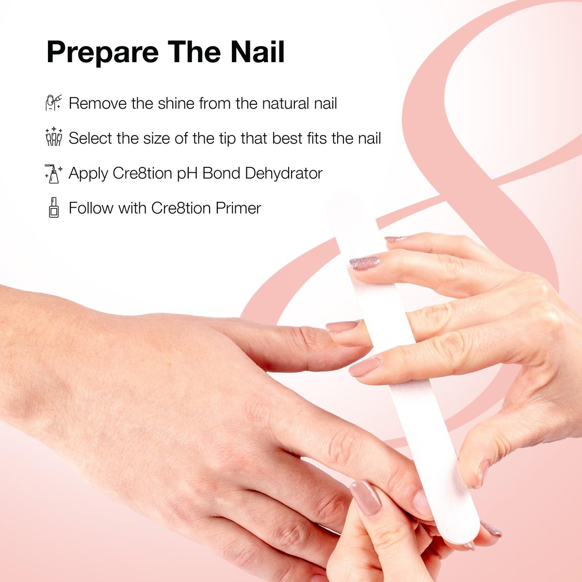 Cre8tion Extend Gel: Professional Soft Tips Adhesive Gel for Long-Lasting Nail Extensions (0.5 Fl Oz) Avelisse