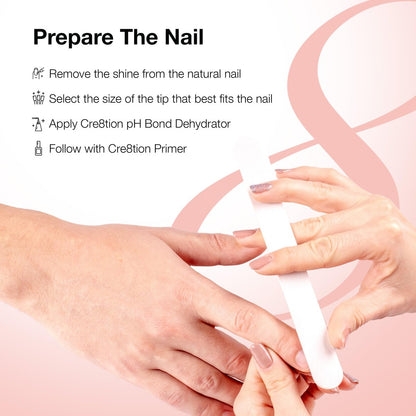 Cre8tion Extend Gel: Professional Soft Tips Adhesive Gel for Long-Lasting Nail Extensions (0.5 Fl Oz) Avelisse