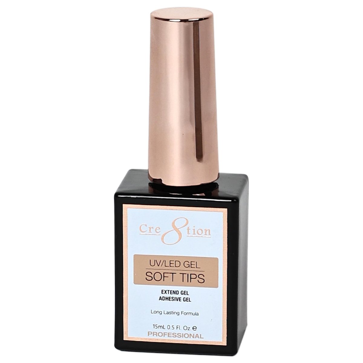Cre8tion Extend Gel: Professional Soft Tips Adhesive Gel for Long-Lasting Nail Extensions (0.5 Fl Oz) Avelisse