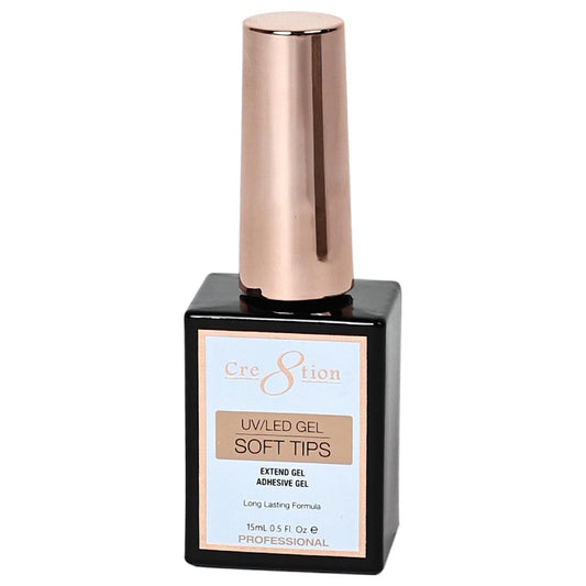 Cre8tion Extend Gel: Professional Soft Tips Adhesive Gel for Long-Lasting Nail Extensions (0.5 Fl Oz) Avelisse