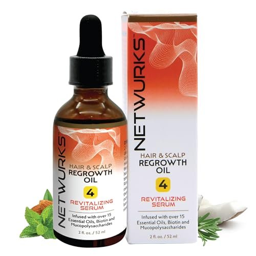 Netwurks Hair & Scalp Bonding Oil – Repair, Moisturize & Promote Hair Growth with Essential Oils (2 Oz) - görsel 2