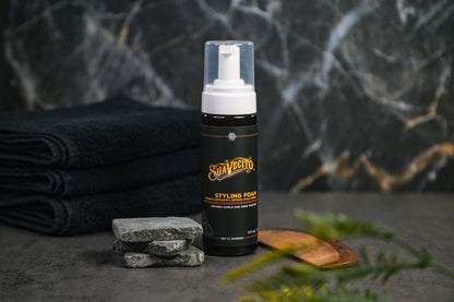 Suavecito Styling Foam Mousse - Define Curls, Add Shine & Volume, Sulfate Free, 6 oz Avelisse