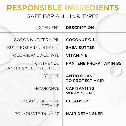 Pantene Pro-V Miracles Curl Define & Shine Coconut + Shea Sulfate-Free Shampoo 13.5 FL OZ Avelisse
