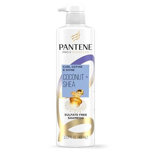 Pantene Pro-V Miracles Curl Define & Shine Coconut + Shea Sulfate-Free Shampoo 13.5 FL OZ Avelisse