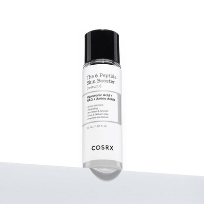 COSRX Mini-Sized 6X Peptide Collagen Booster Toner Serum 1 Fl Oz with Niacinamide & Hyaluronic Acid - Korean Skin Care Travel Essential