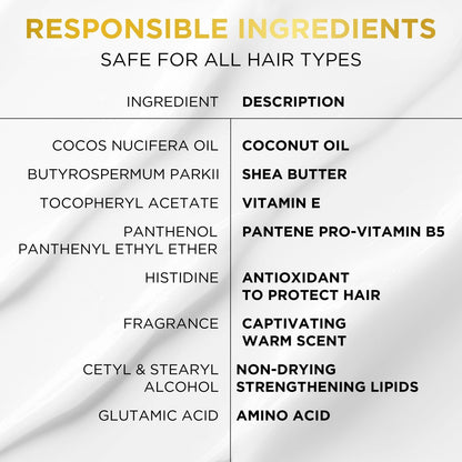 Pantene Pro-V Miracles Curl Define & Shine Coconut + Shea 1 Minute Miracle Conditioner, 10.9 FL OZ Avelisse
