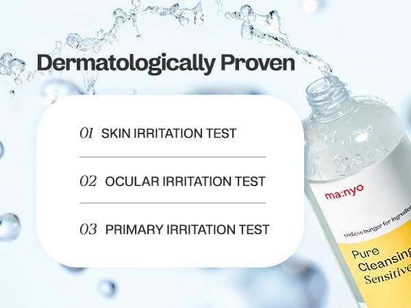 MANYO Pure Cleansing Water - Triple Micellar Technology for Sensitive Skin, Makeup Remover & Hydrating Cleanser, Korean Skincare, 16.9 fl oz (500ml) Avelisse
