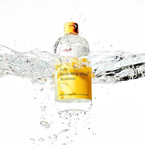 MANYO Pure Cleansing Water - Triple Micellar Technology for Sensitive Skin, Makeup Remover & Hydrating Cleanser, Korean Skincare, 16.9 fl oz (500ml) Avelisse