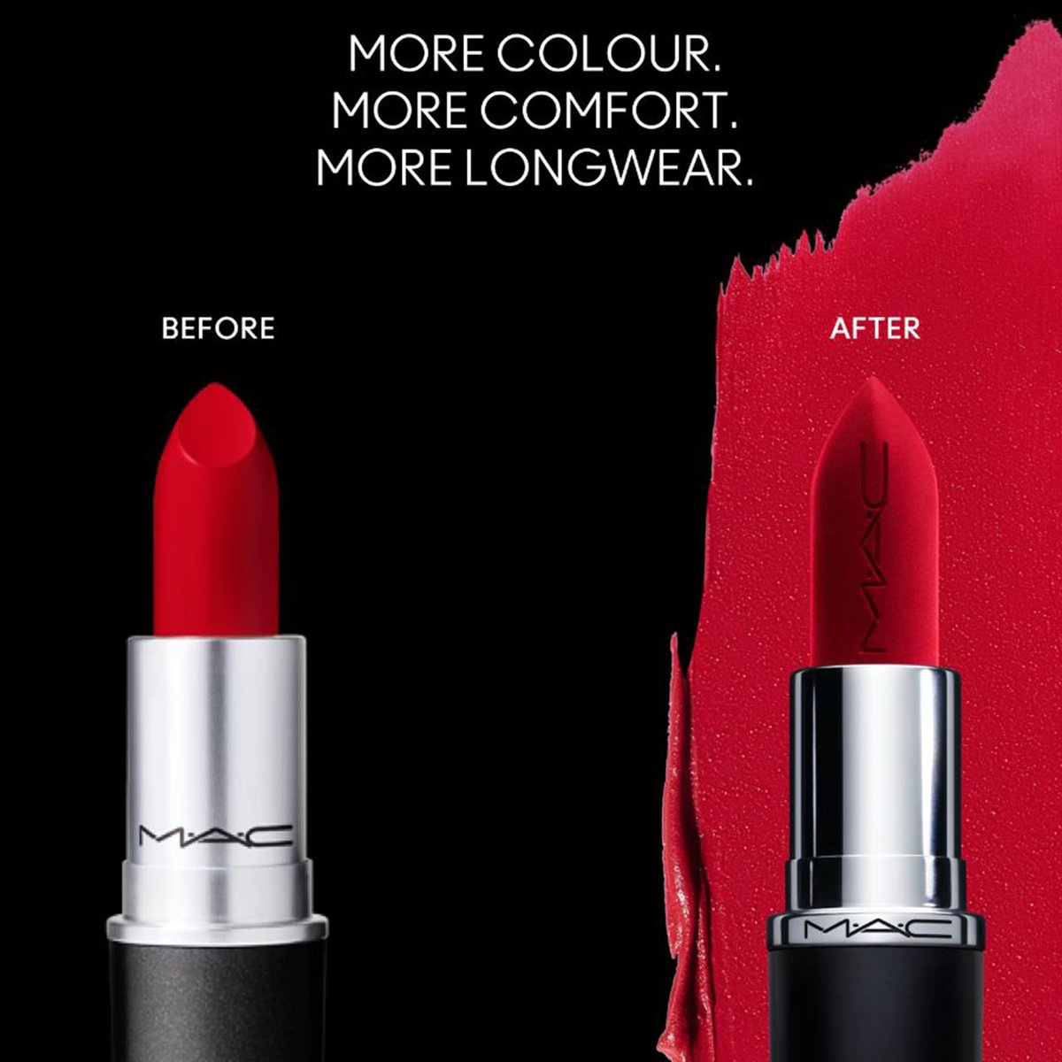 MAC Macximal Silky Matte Lipstick - Velvet Teddy - 0.11 oz - Cranberry - görsel 9